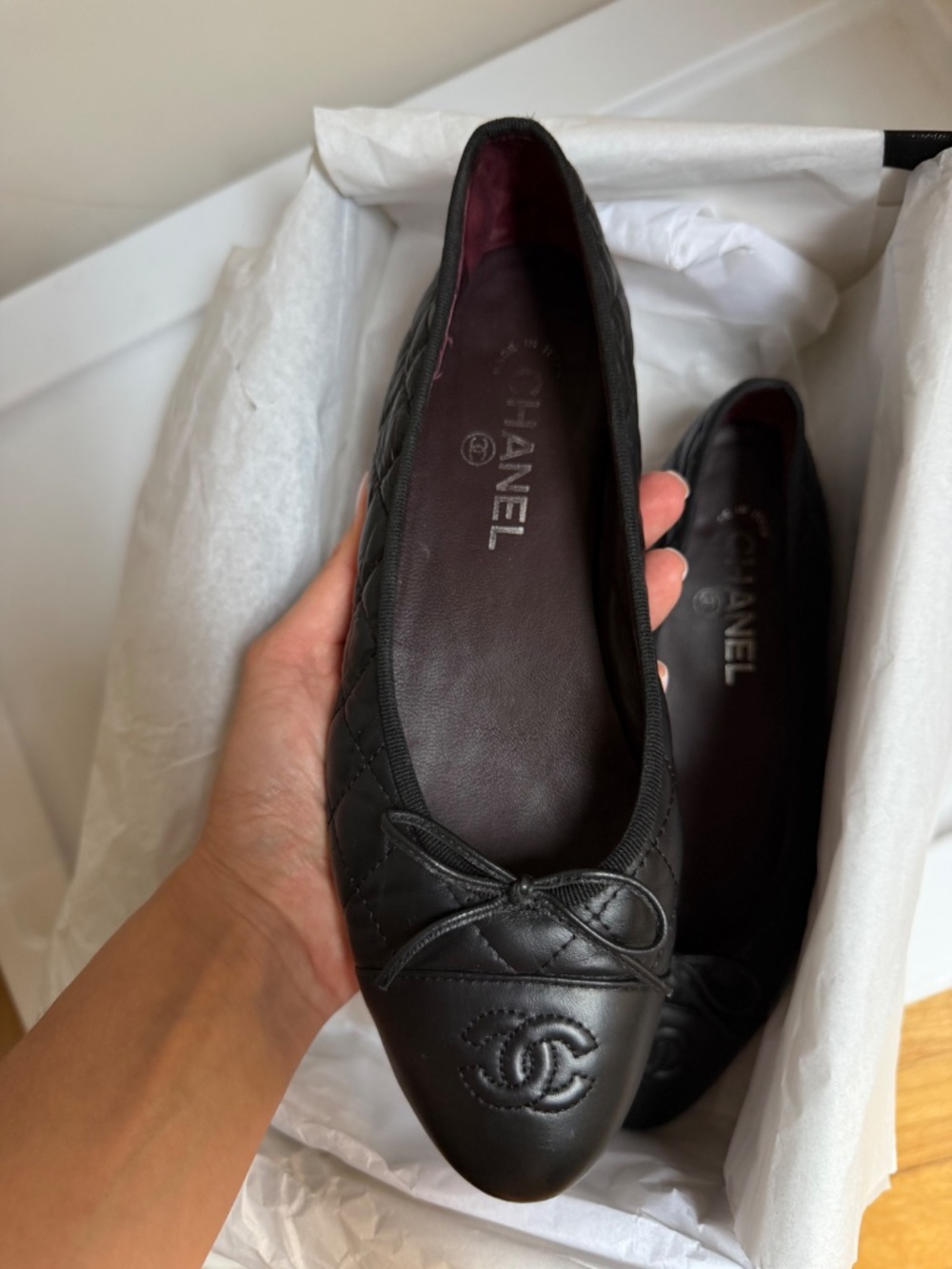 Chanel Quilted Ballet Flats - Picture 5 of 6